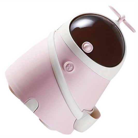Small Trash Can with Lid Astronaut Tiny Cute Storage Bucket Small Trash Can Garbage Can